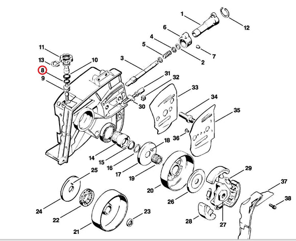 Proline® O-ring 7x1.5 For Stihl 9646 945 0490