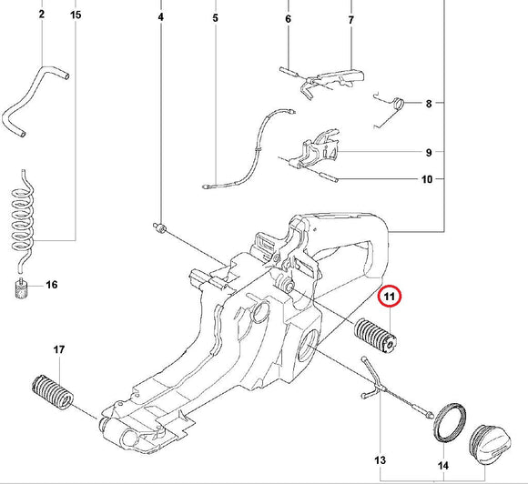 Filtre à Air Nylon Pour Husqvarna 362, 365, 371, 372, 503814503 - Foto 9