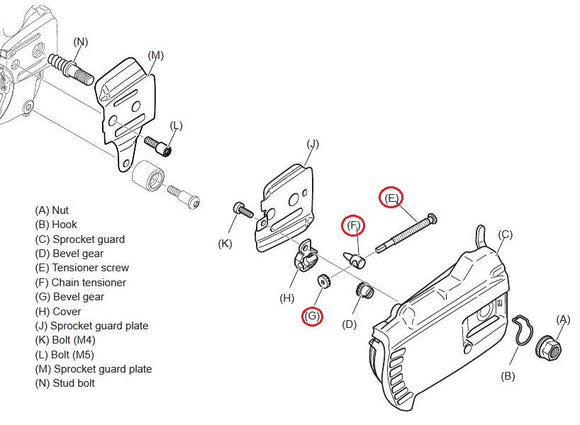 Proline® Chain Adjuster Tensioner For Echo CS-2510TES CS-2511TES Chainsaw CLEARANCE