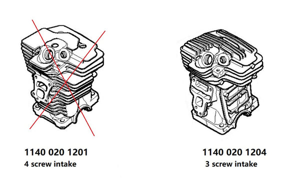 Proline® Cylinder Piston Kit For Stihl MS311 MS391 49mm 1140 020 1204 Nikasil