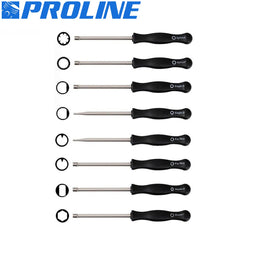 Proline® Carburetor Tool Adjustment Screwdriver  8 pcs For Stihl Husqvarna Echo Poulan MTD Ryobi