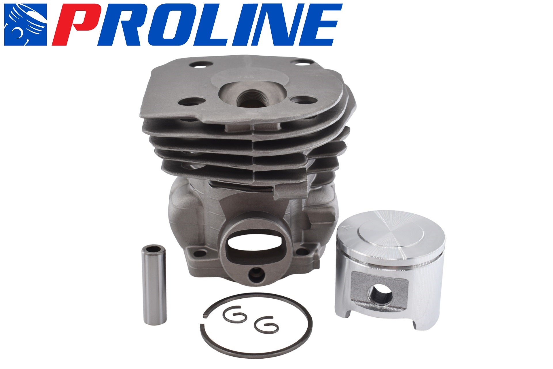 Proline® Cylinder Piston Kit For Husqvarna 350 353 346XP Nikasil 45mm Big Bore Pop Up