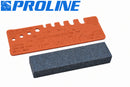 Proline® Dressing Brick & Template For Chainsaw Sharpener Tecomec-1
