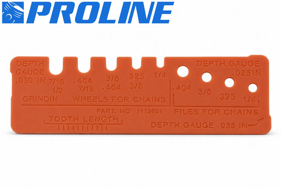 Proline® Dressing Brick & Template For Chainsaw Sharpener Tecomec