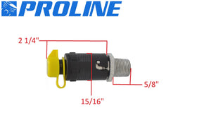 Proline® No-Mess Oil Drain Valve For Briggs & Stratton MTD Kohler Tecumseh Kawasaki Craftsman Husqvarna - 0