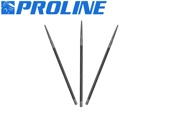 Proline® Premium Round Chainsaw Files 5/32" 4.0mm 3-Pack for 3/8" LP 1/4" Chain