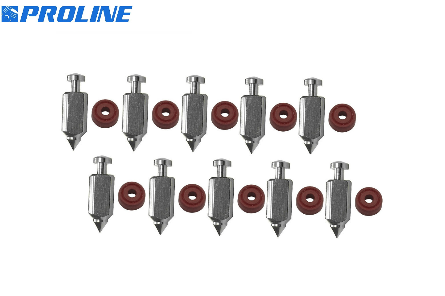 Proline® 10 Pack Carburetor Float Needle Valve Seat Kit For Briggs Stratton 398188 3.5-6hp