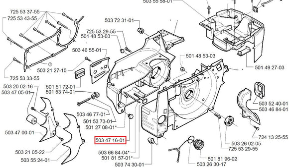 Proline® Crankcase Bumper For Husqvarna 394 395 394XP 395 XP 503471601