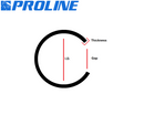 Proline® C Style Piston Circlips For Stihl Husqvarna Jonsered Echo 10mm-2