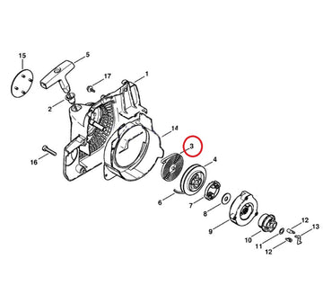 Proline® Starter Spring For MS180C MS201C MSMS250C Easy Start Chainsaw 1123 190 0600 - 0