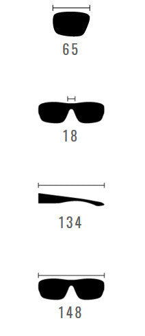  NINES® Polarized Sunglasses Berryessa Black | Gray Lens BE011-P  