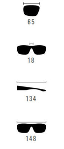  NINES® Polarized Sunglasses Berryessa Black | Gray Lens BE011-P  