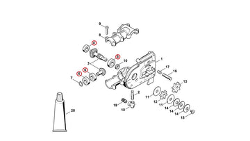  Proline® Gear Head Box Bearing Rebuild Kit For Stihl HT100 HT101 Pole Saw  
