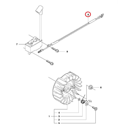Proline® Ignition Coil Wiring Assembly For Husqvarna 445 450 Rancher Jonsered CS2245 510101501